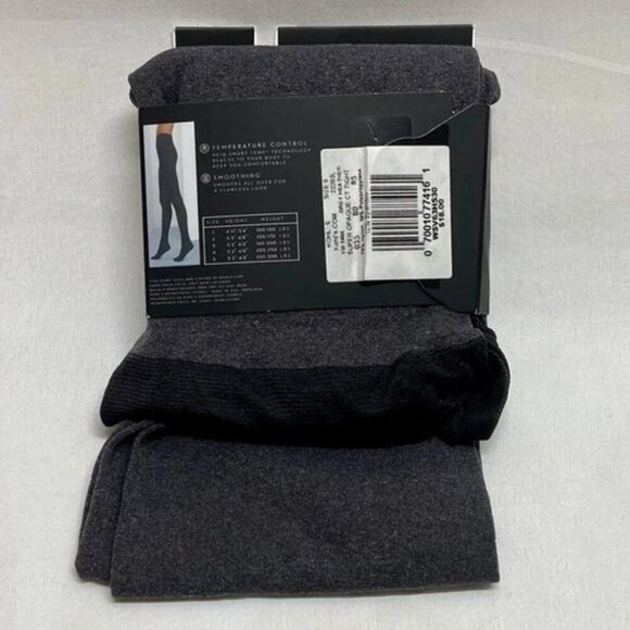 Simply Vera Wang Control Top Tights Sz 5 Grey Heather Super Opaque Smoothing NWT - Picture 2 of 6